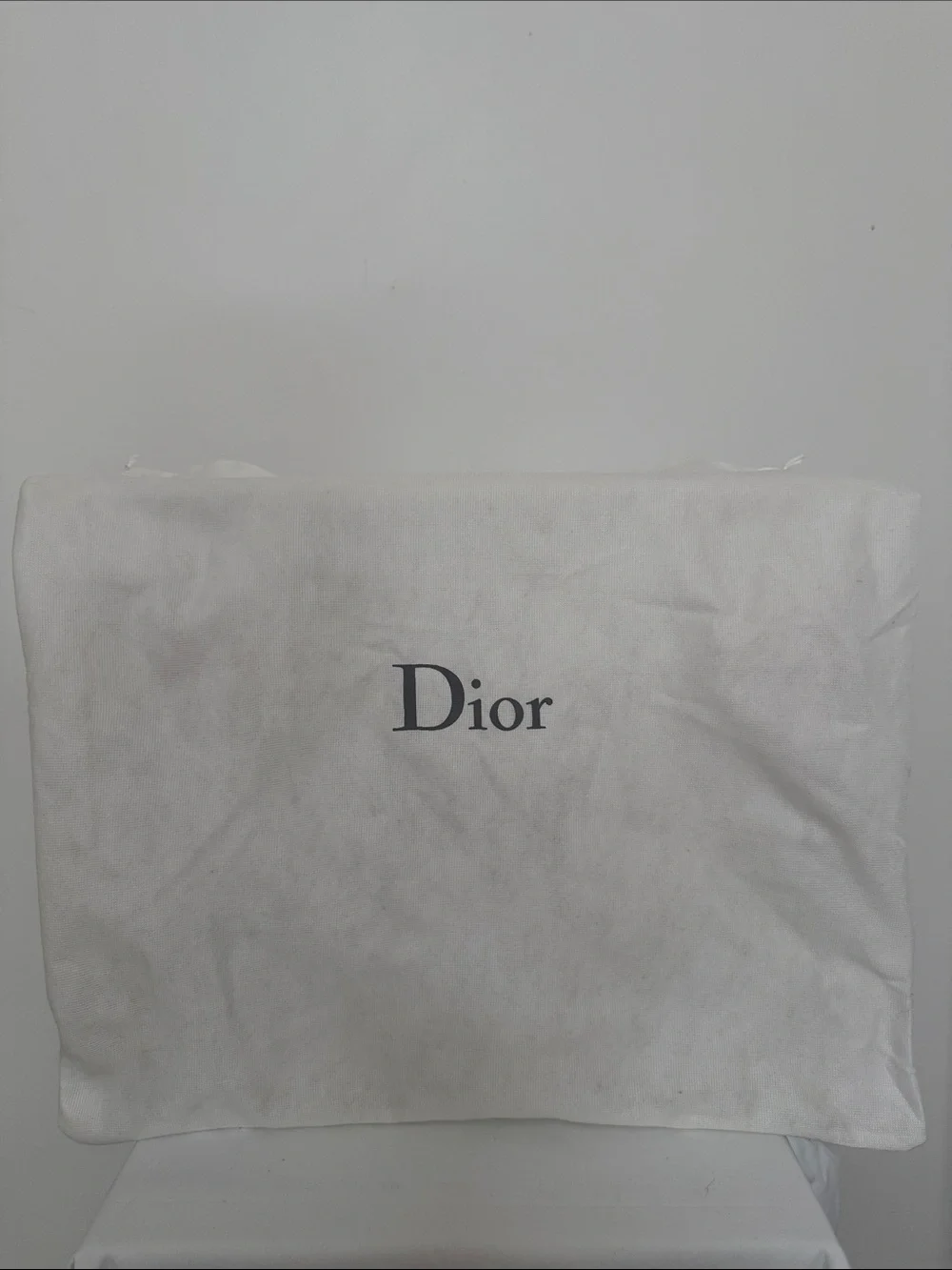 Dior Grey Quilted Top-Handle Satchel with Silver Hardware